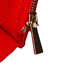 Celine | Pre-Owned Frame Leather Wallet on Chain | Red