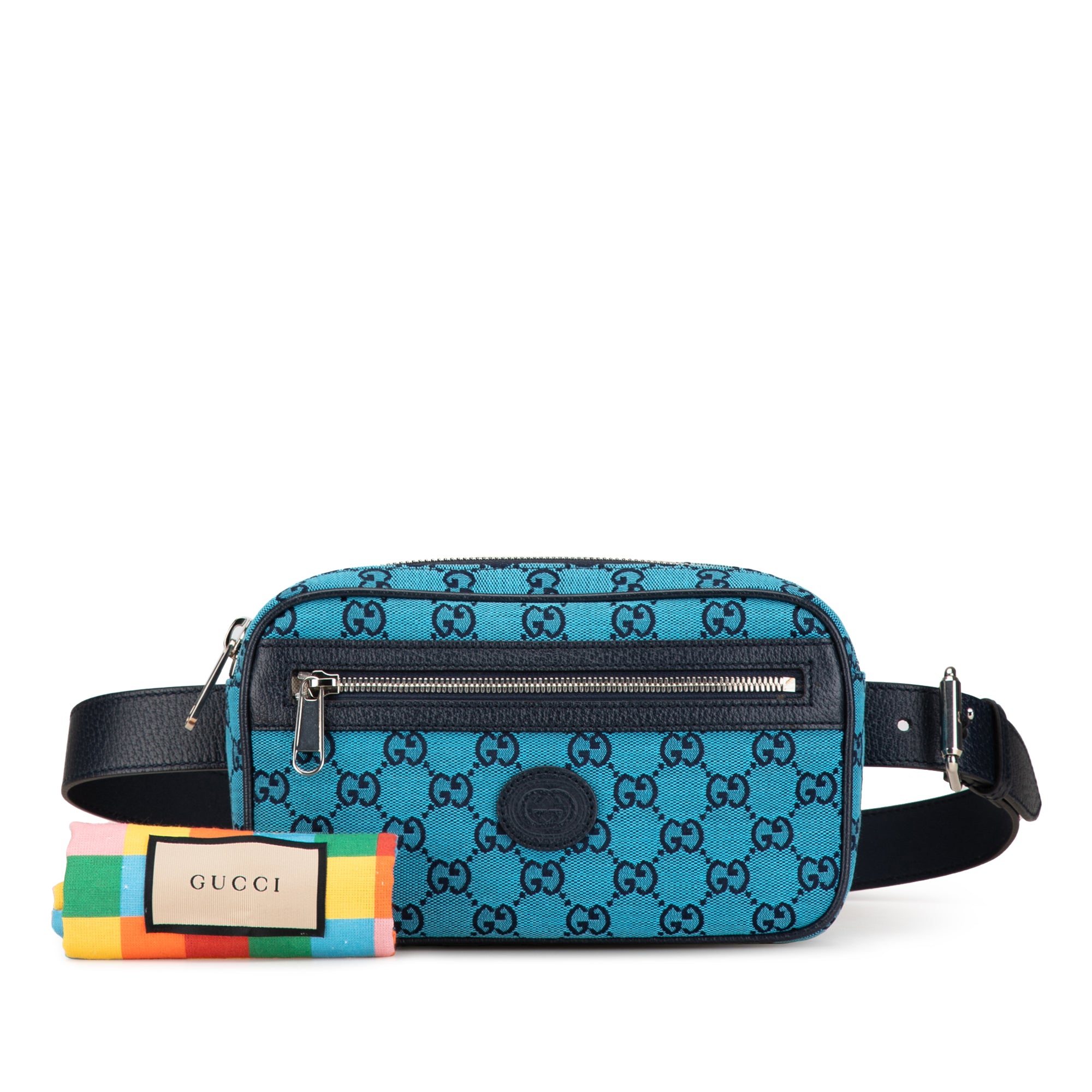 Gucci | Pre-Owned GG Canvas Belt Bag | Blue