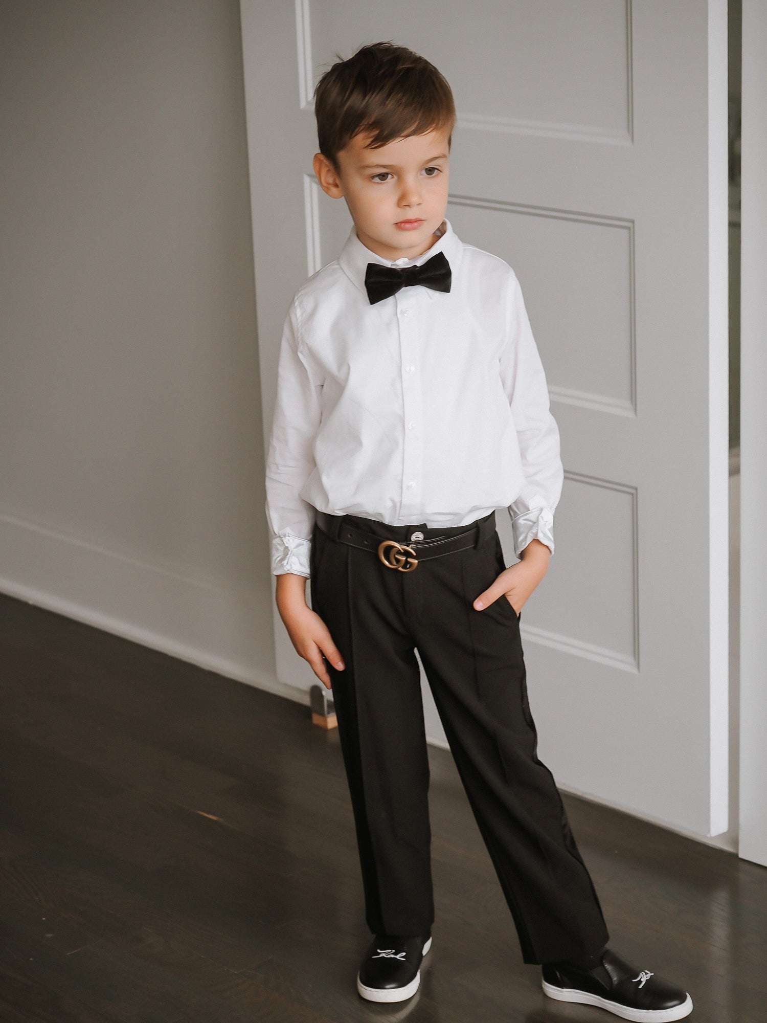 Tuxedo Shirt and Pants Set - Petite Maison Kids