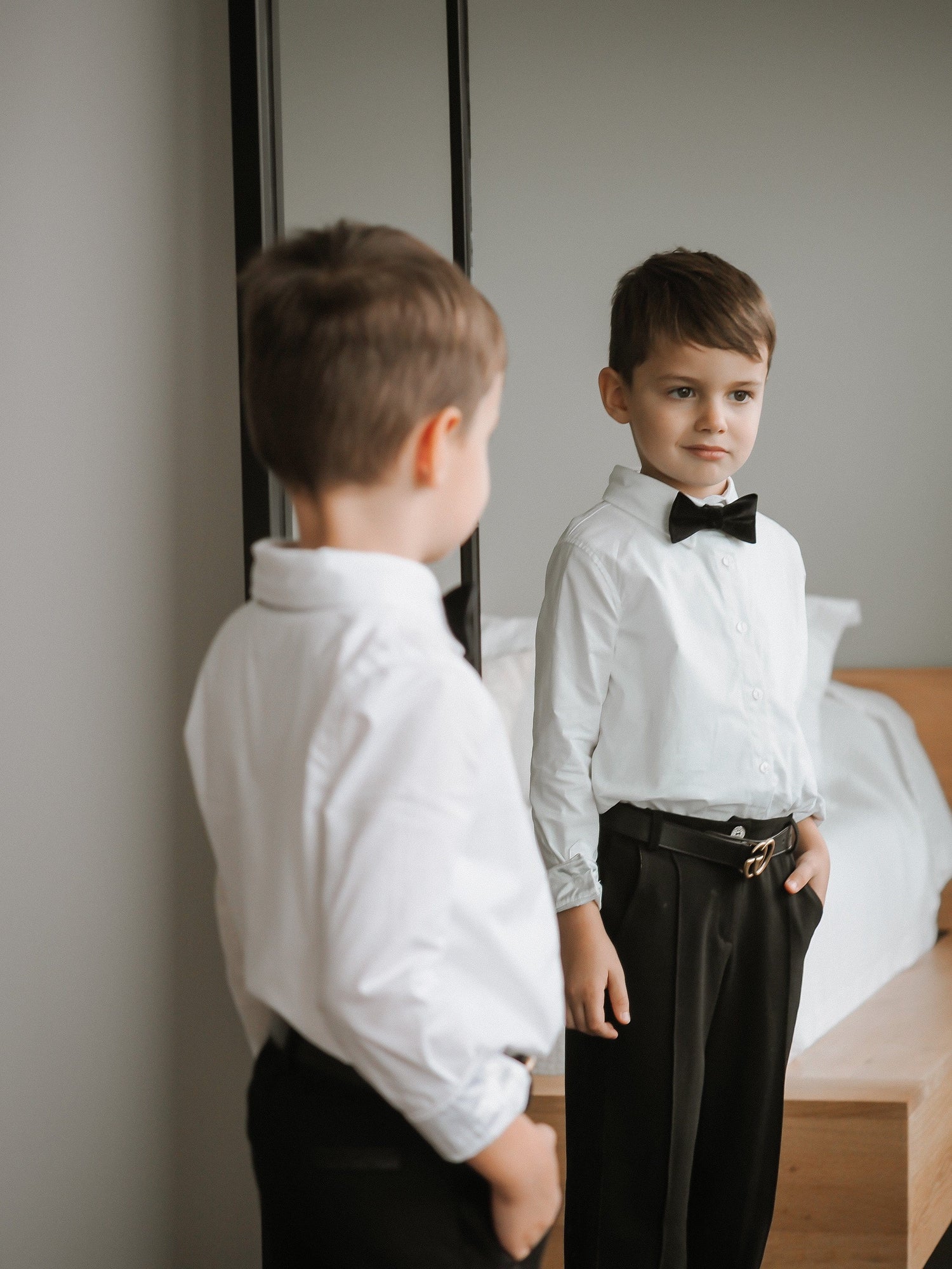 Tuxedo Shirt and Pants Set - Petite Maison Kids