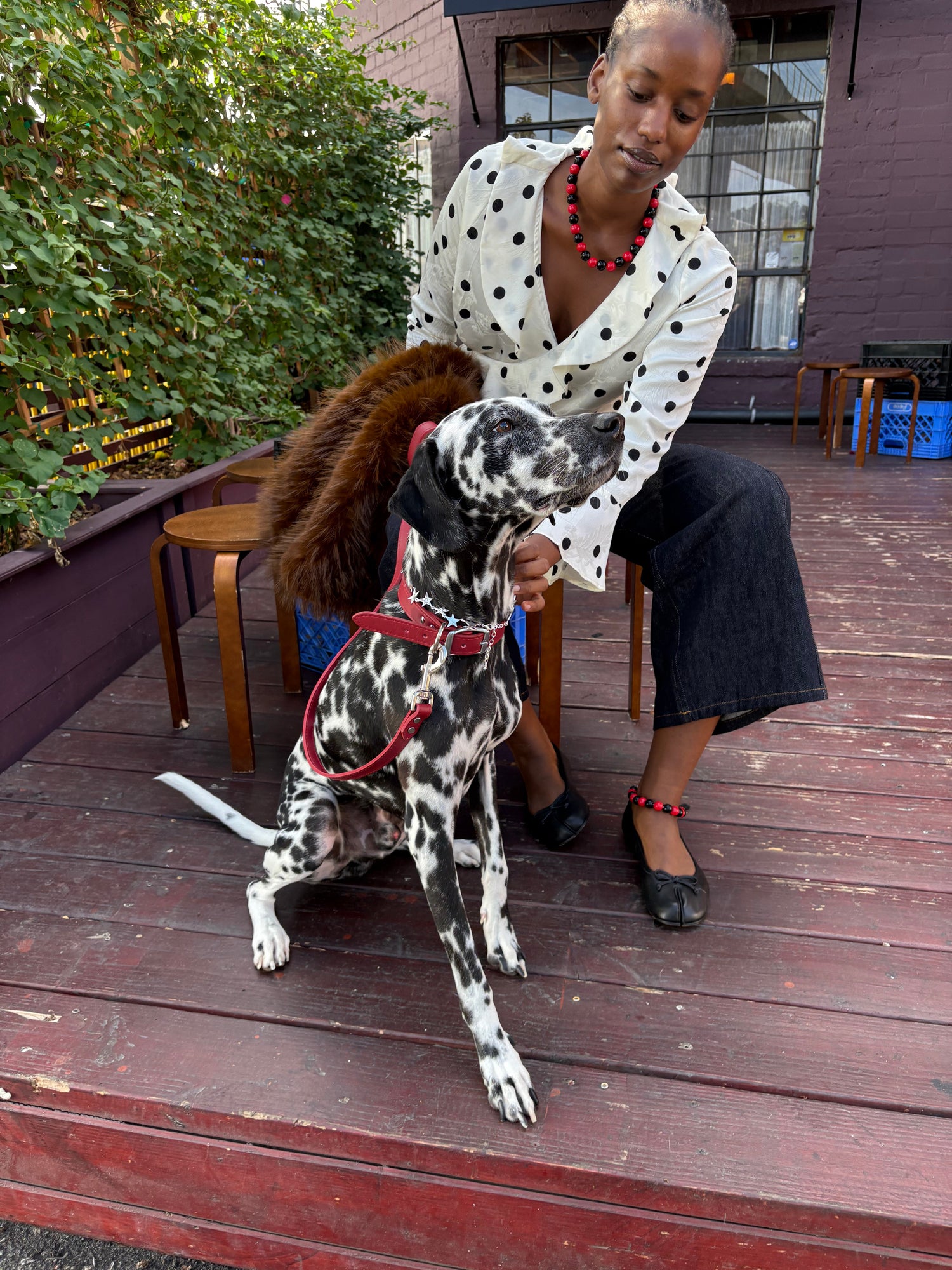 Ricki Wrap Top | White Dot