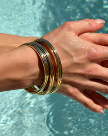 The Mallorca Bangles Set | Silver
