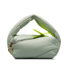 Off-White | Pre-Owned Leather Pump Pouch | Green