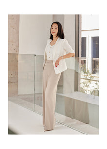 Ice Crack Blazer | White