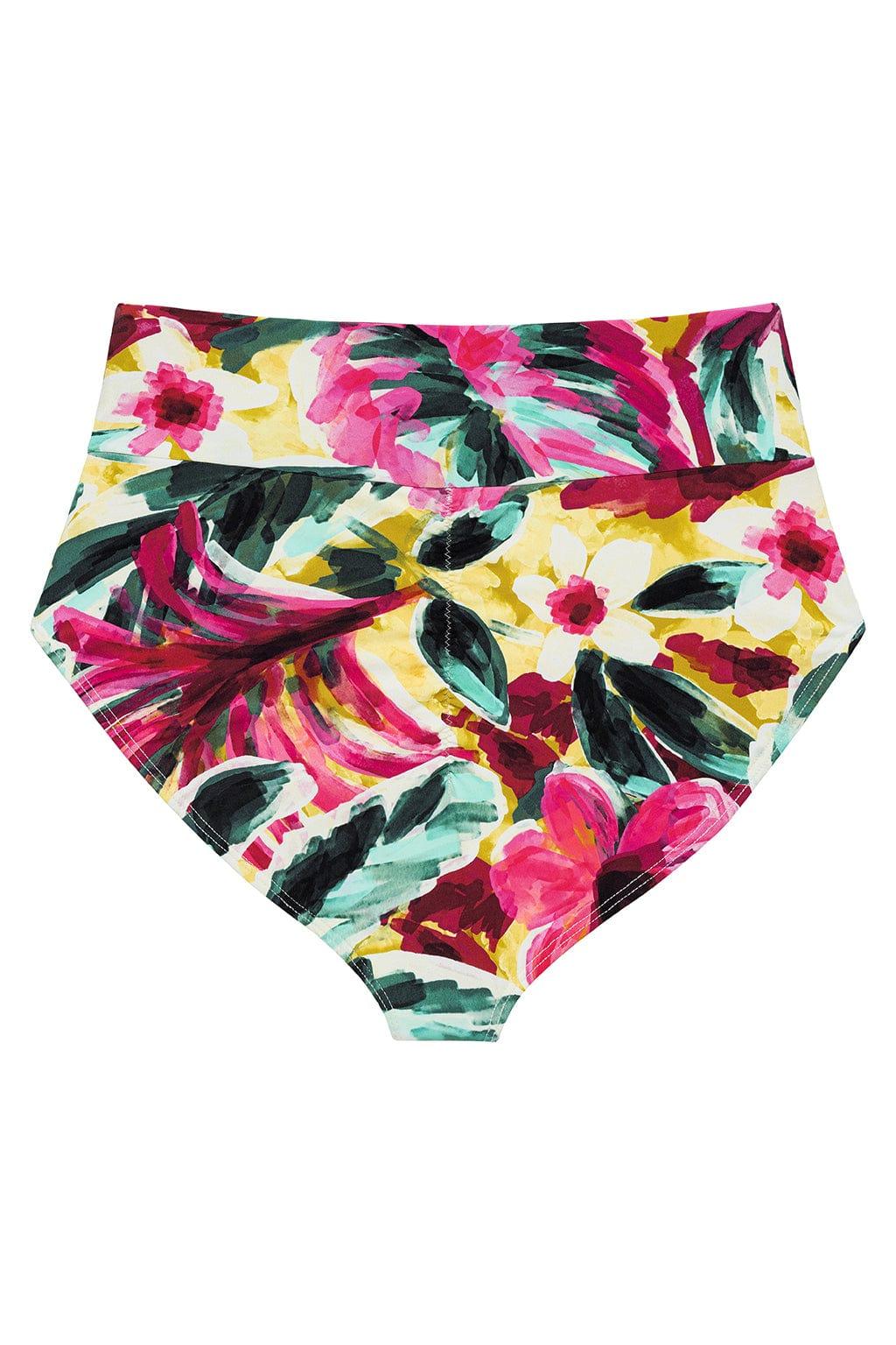 Full Coverage High Rise Bikini Bottom | Isla Floral