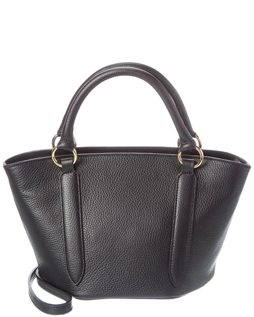 Italian Leather | Womens | Top handle Tote | Black