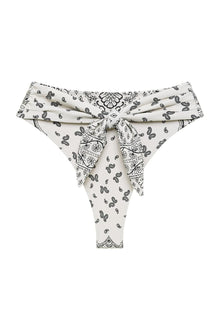 Paula Tie Up Bikini Bottom | Ivy Bandana