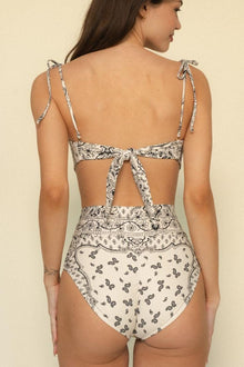 Full Coverage High Rise Bikini Bottom | Ivy Bandana