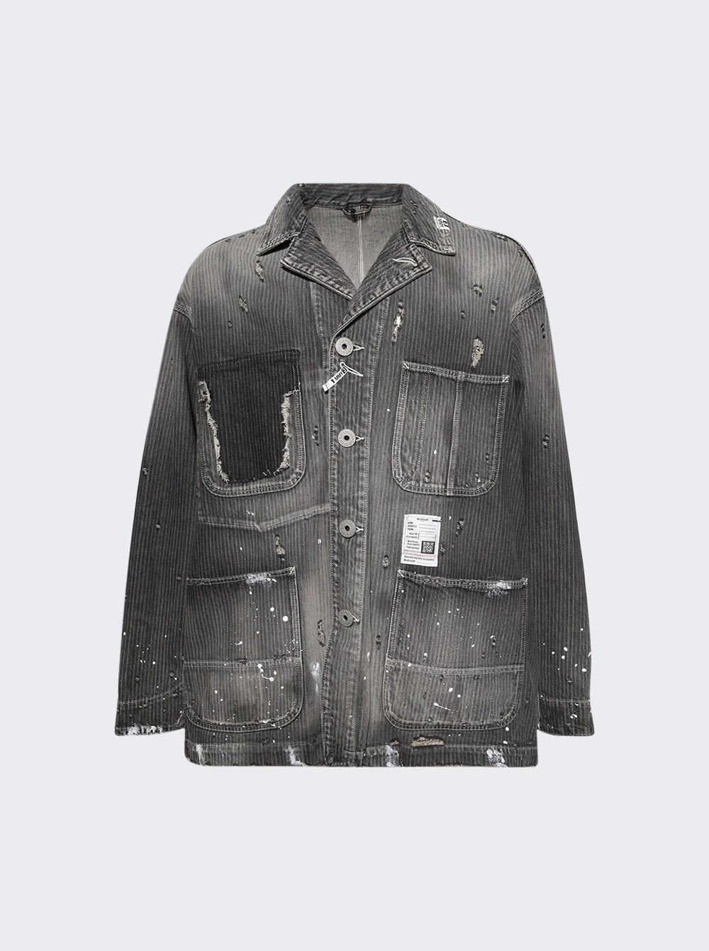 Men | Maison MIHARA YASUHIRO | Aged Chore Jacket | Black