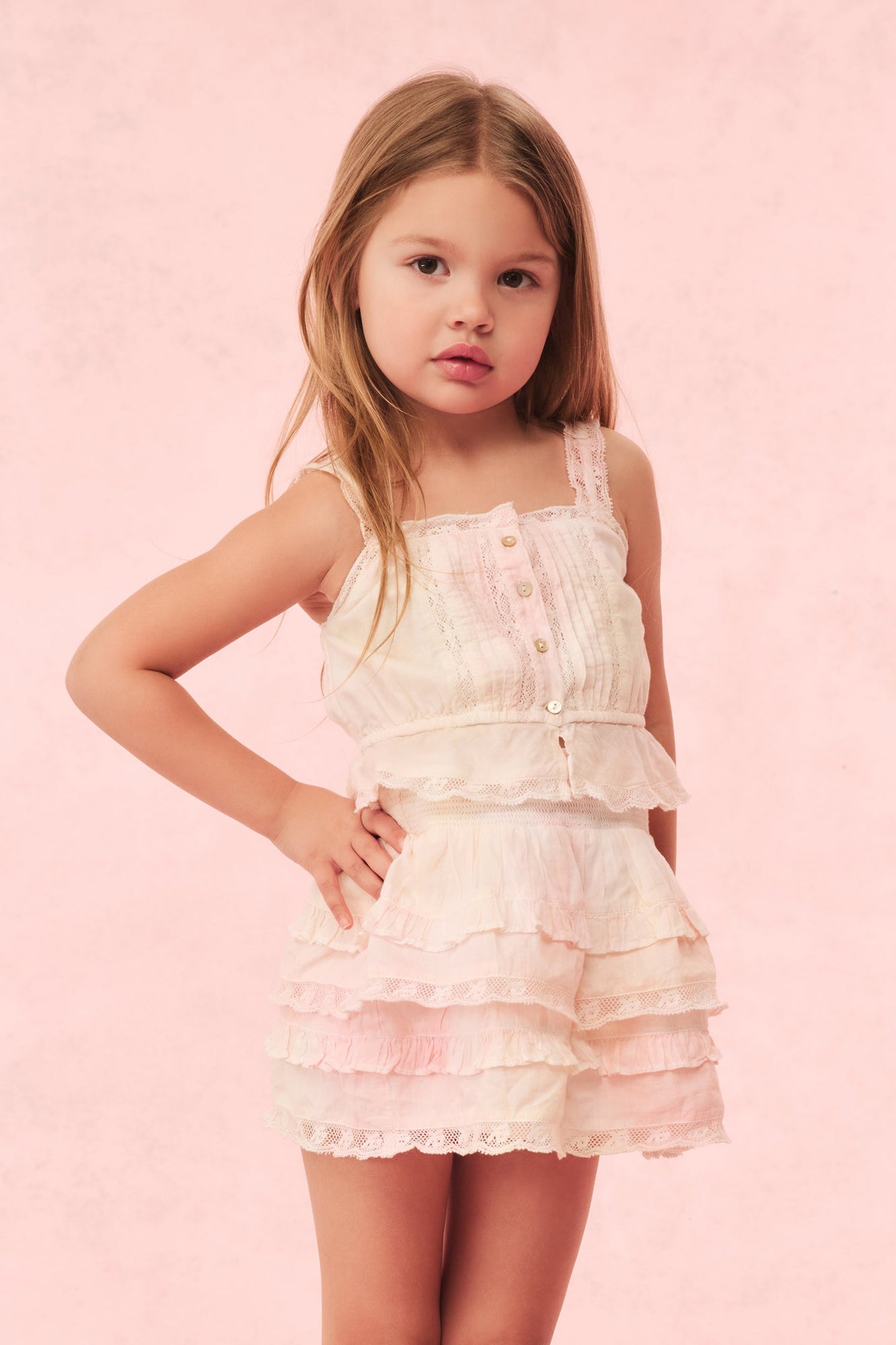 Girls Jessamine Tie-Dye Top | Lemonade Kisses
