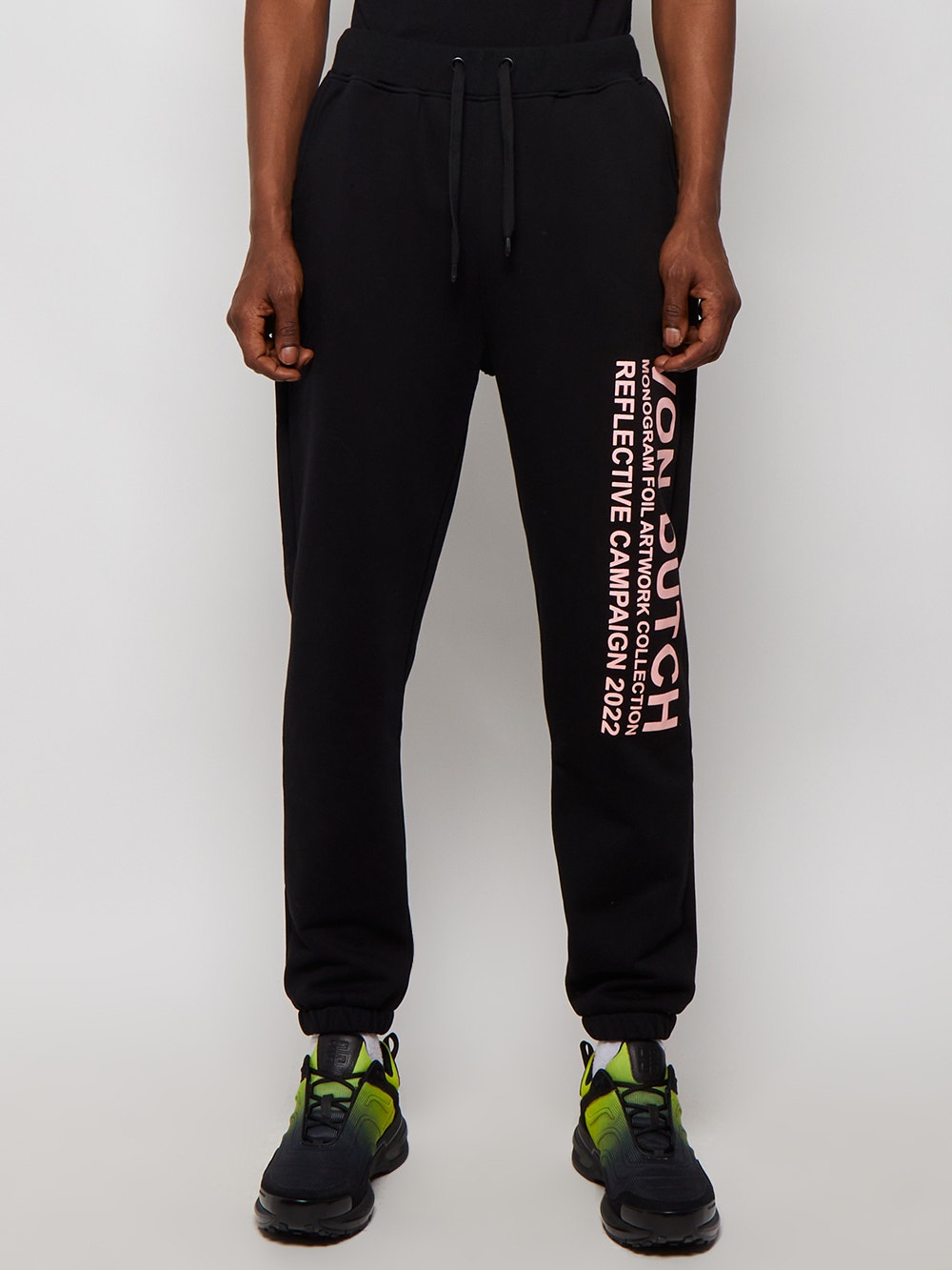 Men | Von Dutch | Reflection Jogger Pants Rose Gold