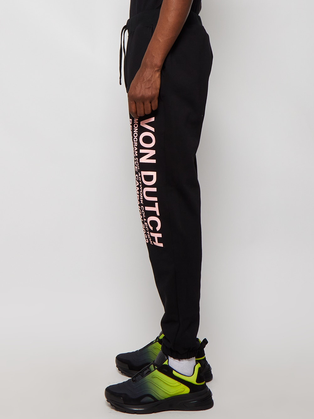 Men | Von Dutch | Reflection Jogger Pants Rose Gold