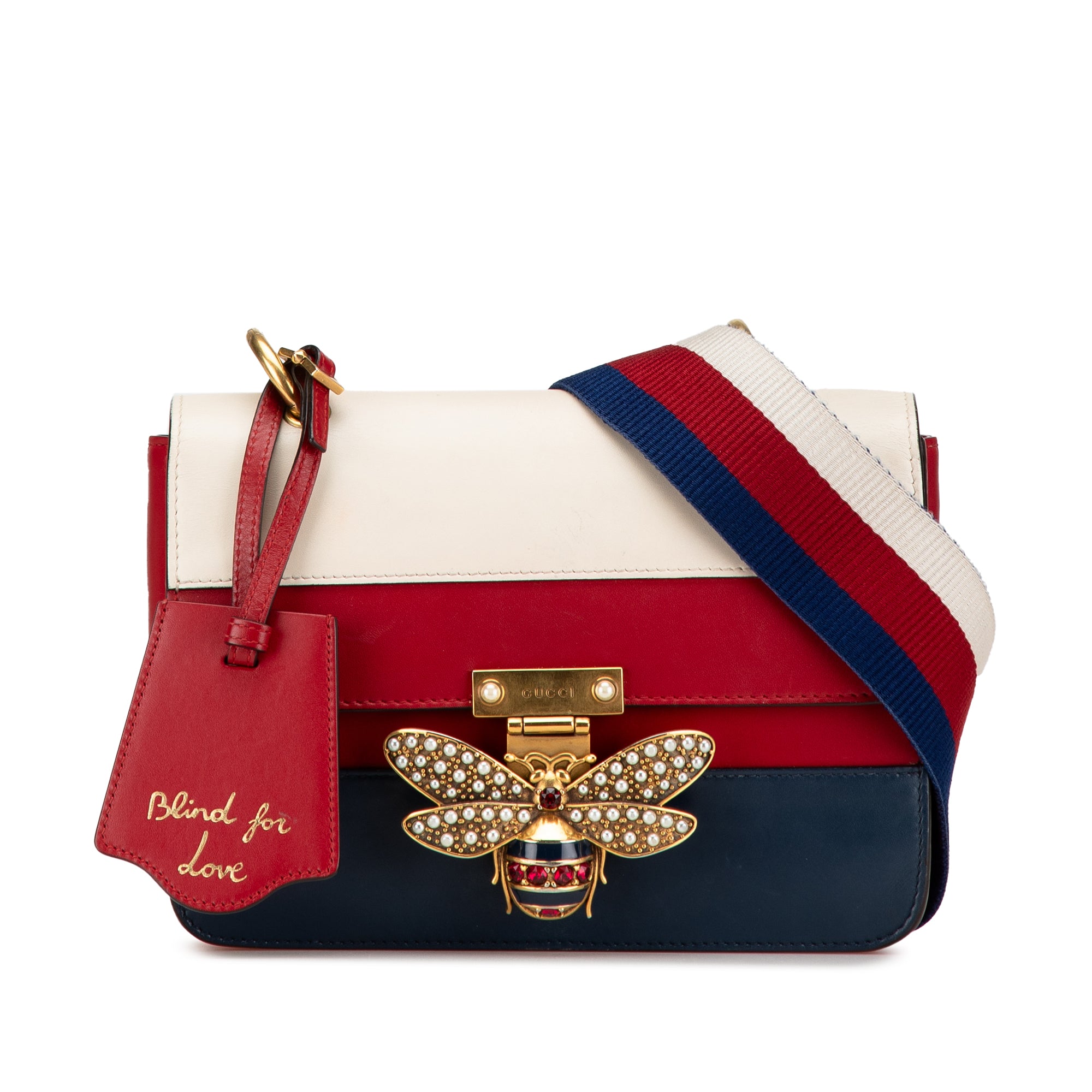 Gucci | Pre-Owned Medium Queen Margaret Flap Shoulder Bag | Red