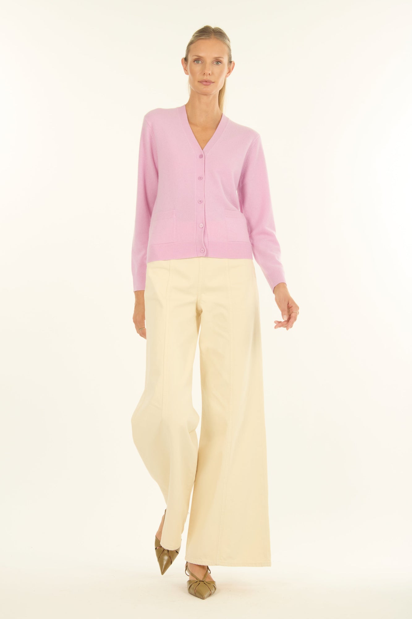 Jacqueline Cardigan | Pink Lilac