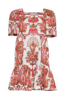 Janie Dress | Peacock Coral