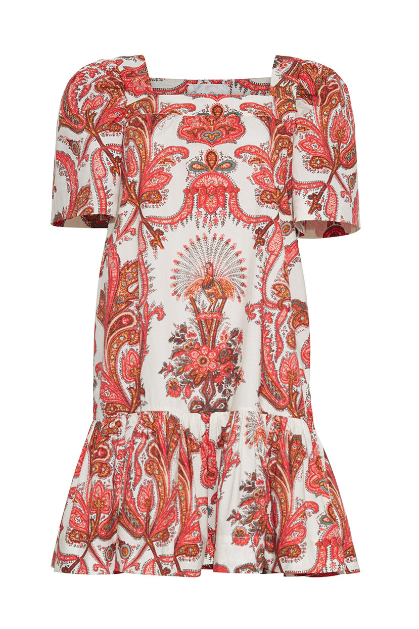 Janie Dress | Peacock Coral