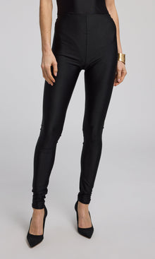 Jeffi Shiny Jersey Legging | Black