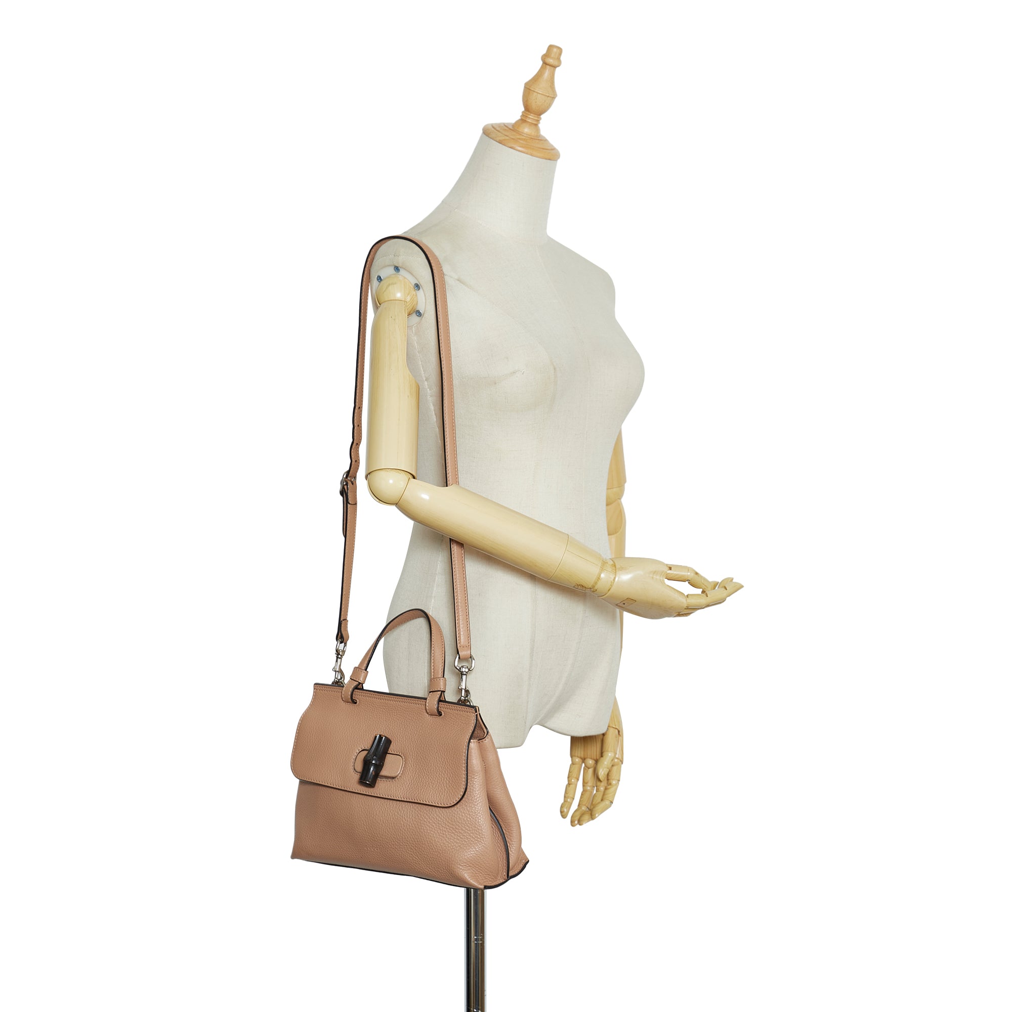 Gucci | Pre-Owned Small Bamboo Daily Satchel | Brown