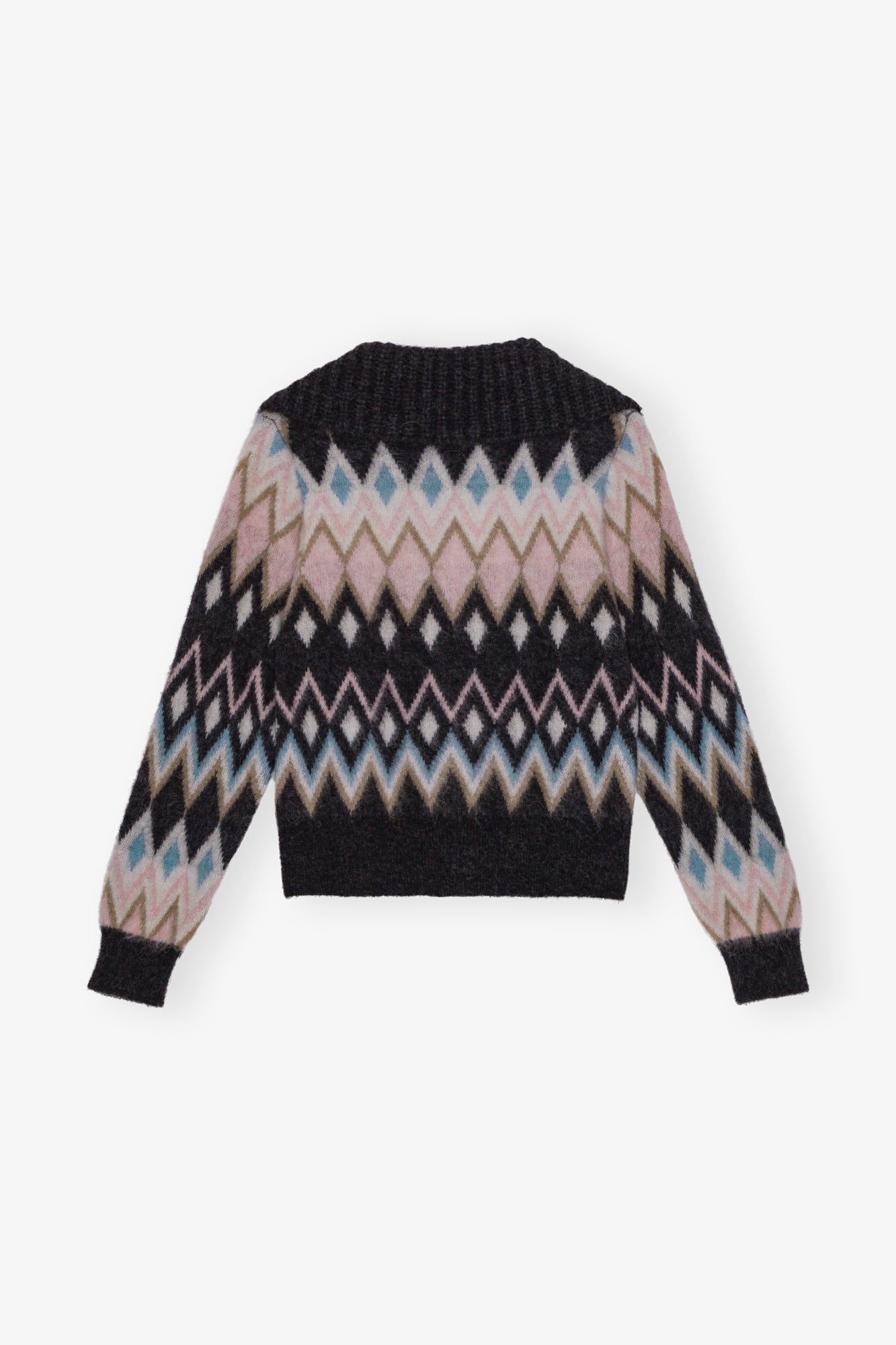 Fine Brushed Alpaca Cardigan | Black