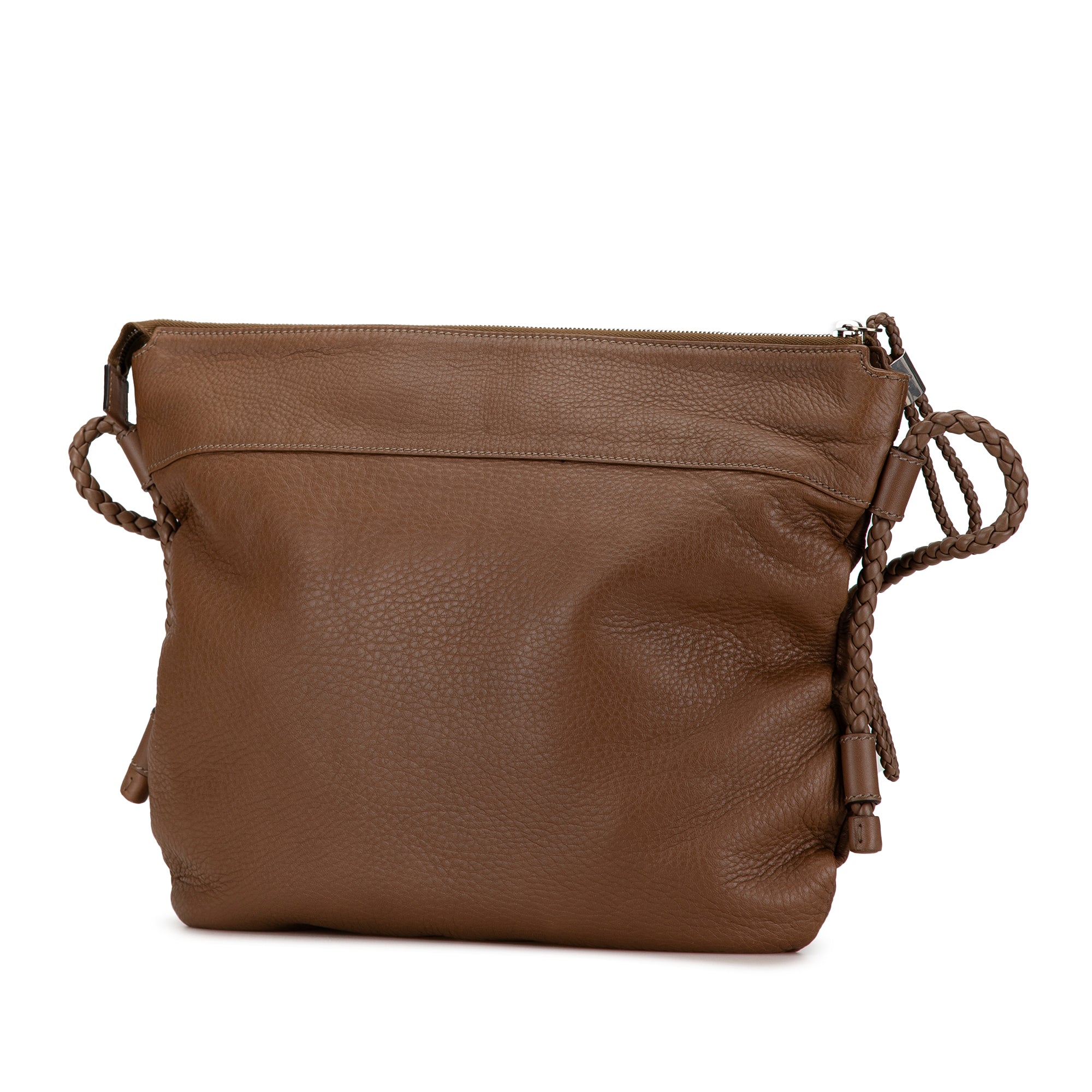 Gucci | Pre-Owned Interlocking G Calfskin Crossbody | Brown