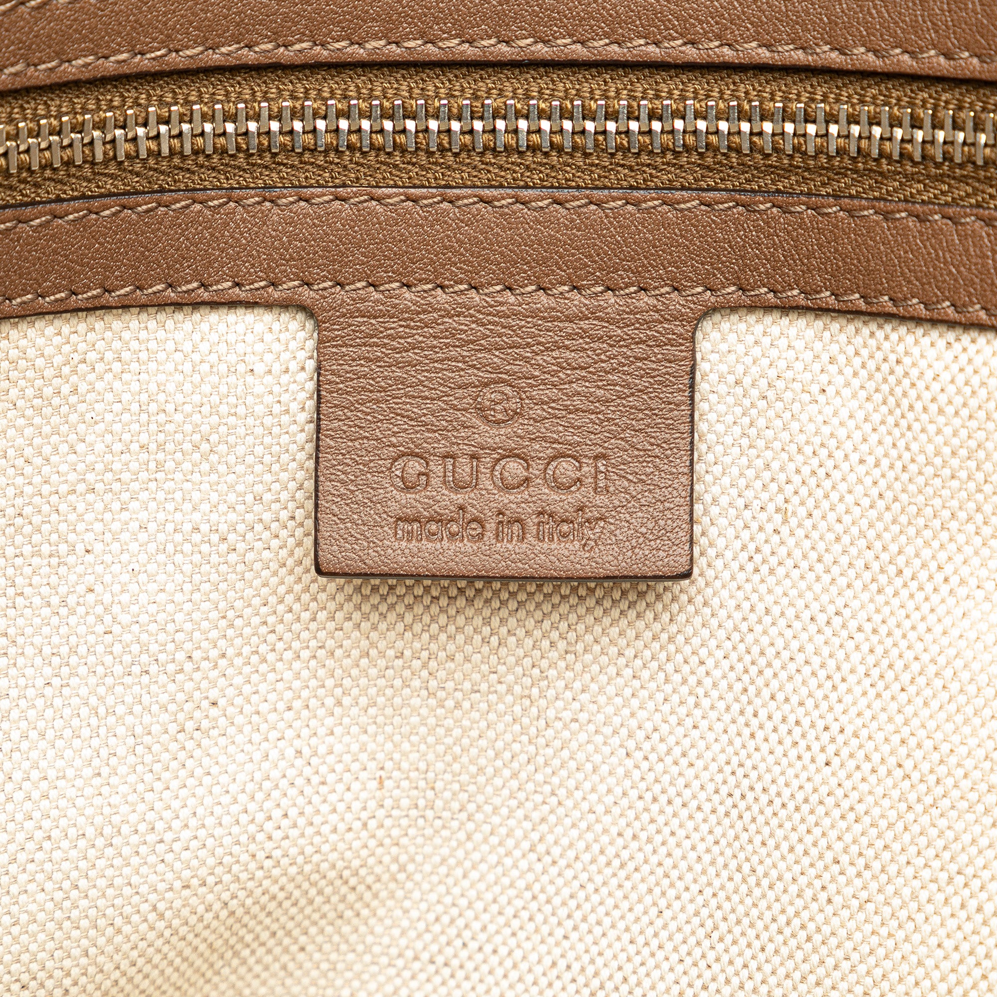 Gucci | Pre-Owned Interlocking G Calfskin Crossbody | Brown