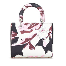 Dior | Pre-Owned Medium Canvas Floral Graffiti Lady Dior | White
