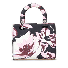 Dior | Pre-Owned Medium Canvas Floral Graffiti Lady Dior | White