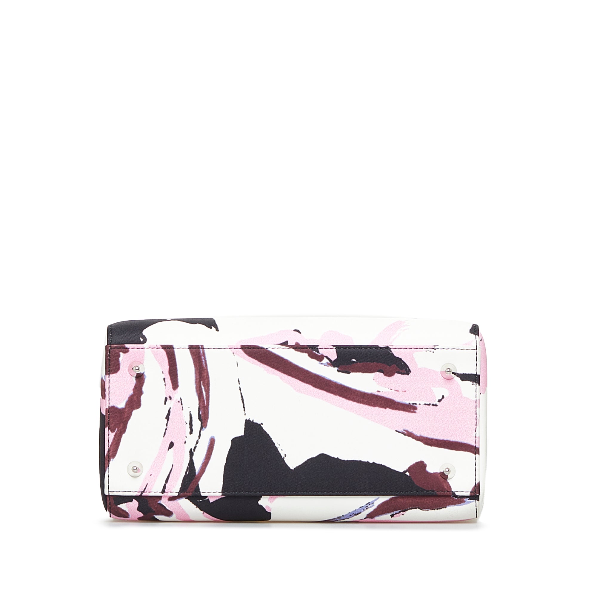 Dior | Pre-Owned Medium Canvas Floral Graffiti Lady Dior | White