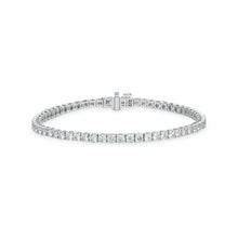 Womens | Tennis Bracelet - III | 14K White Gold | 5 CTW Round Cut Lab Grown Diamond | G-SI
