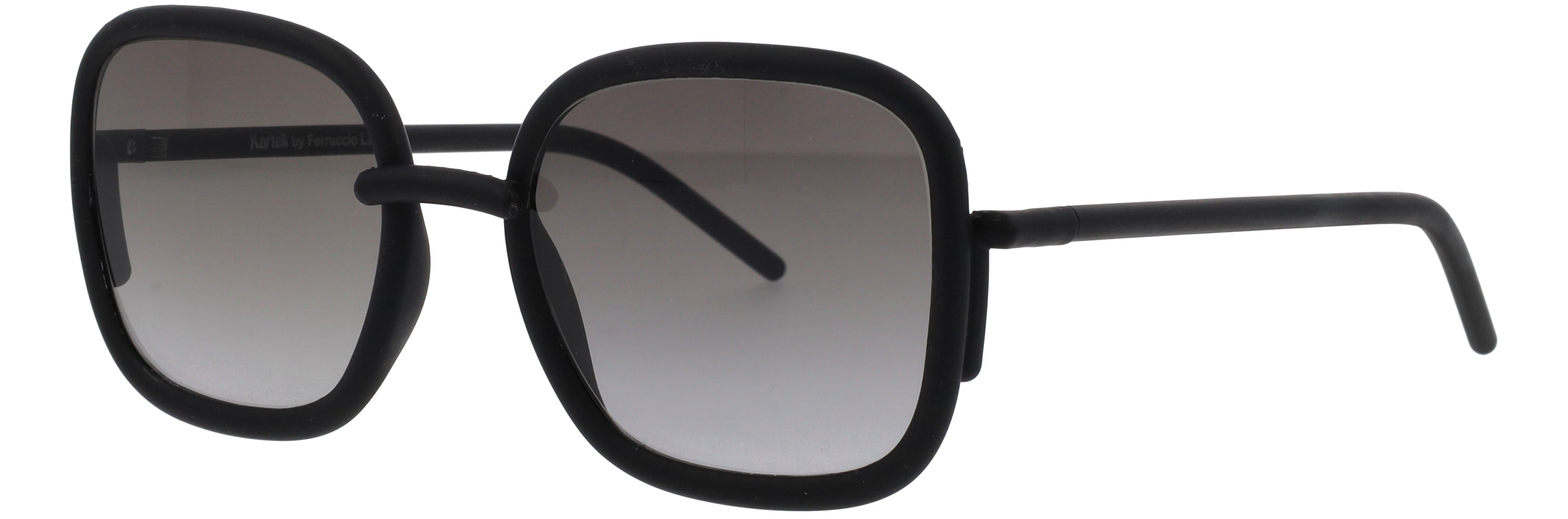 Unisex | Segmenti Square Sunglasses | Black Lens | Black