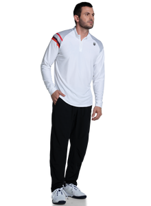 K-swiss | Men | Sideline 1/4 Zip L/S | White