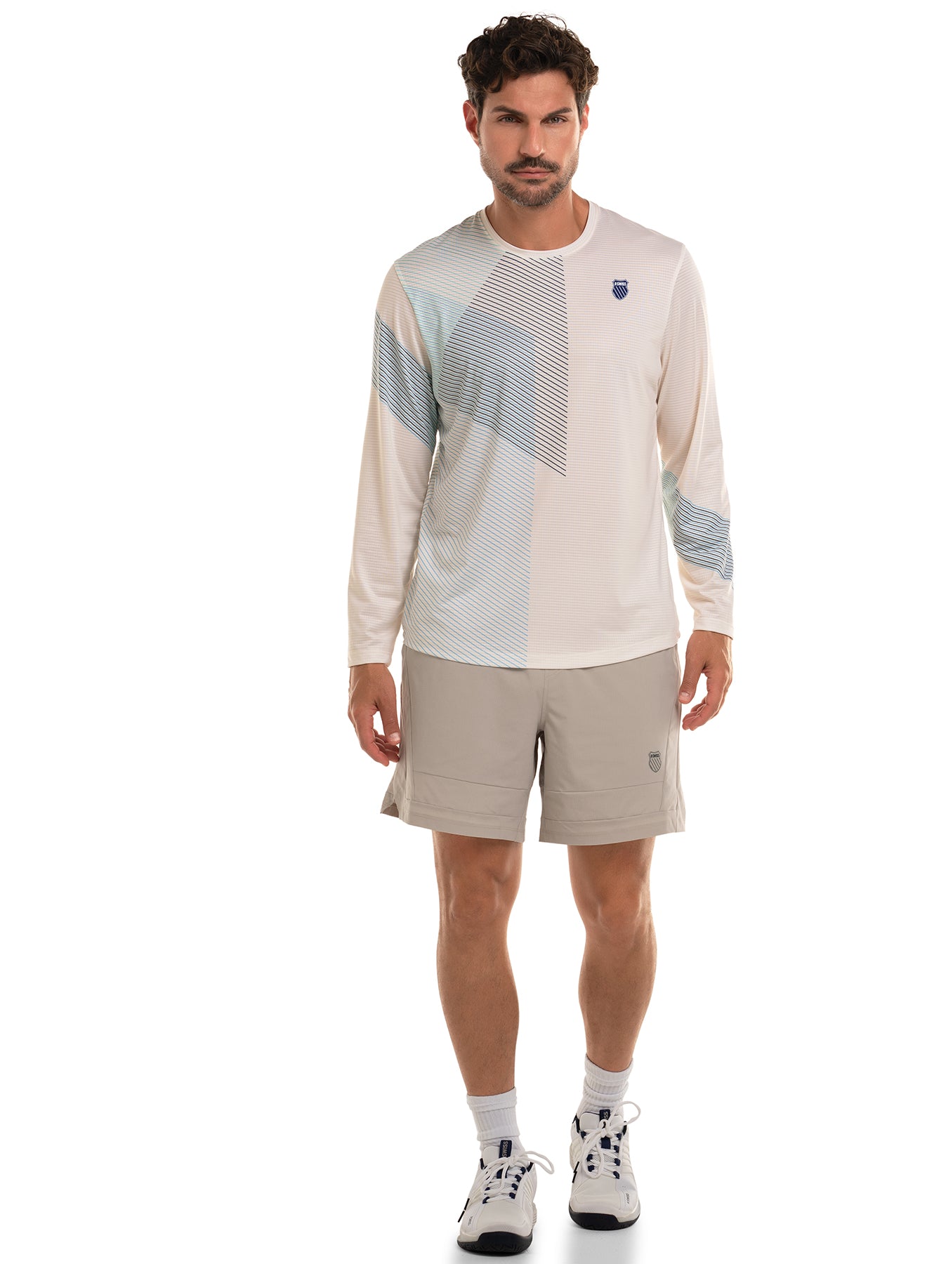 K-swiss | Men | Blue Heat L/S | White