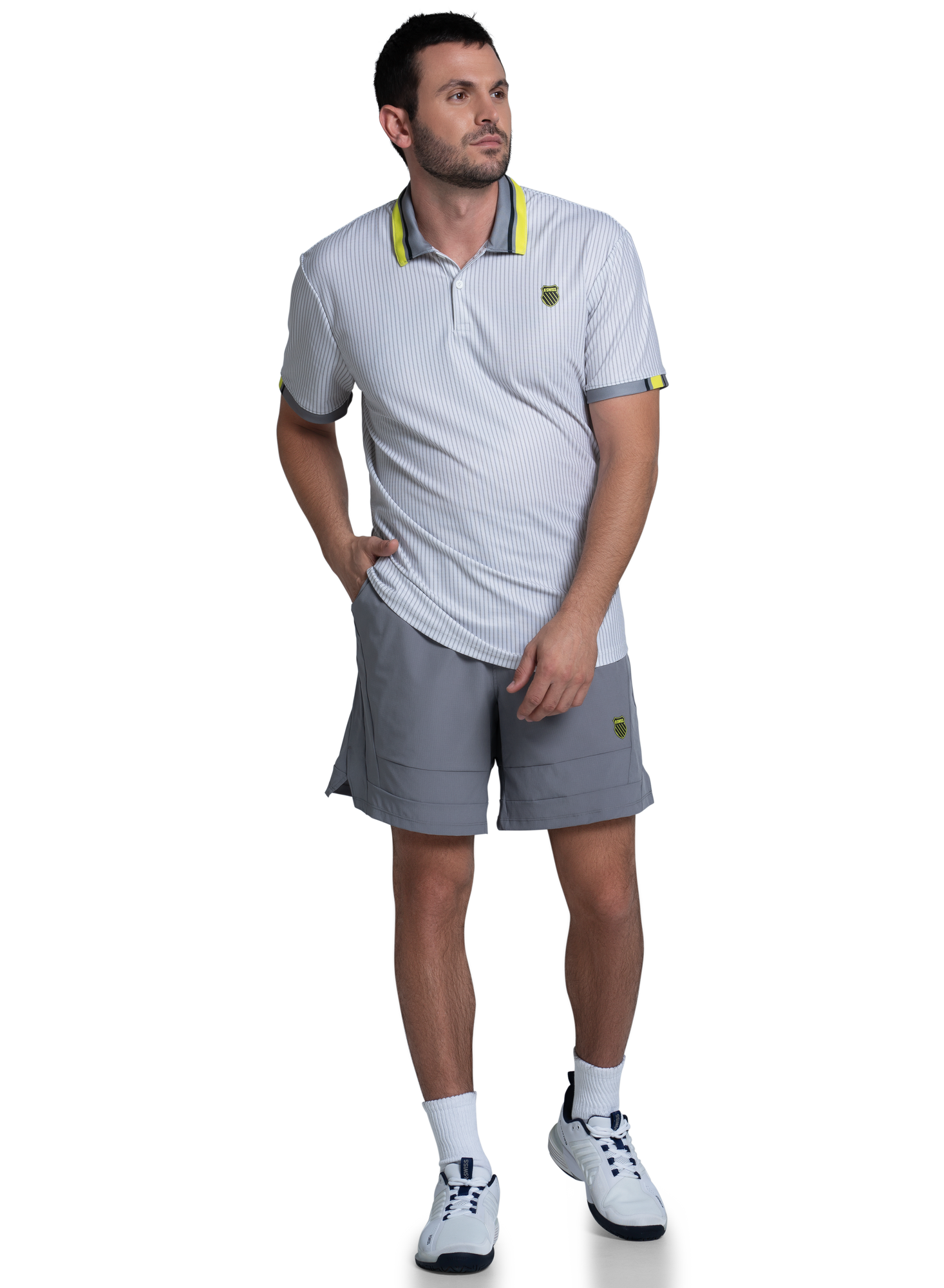 K-swiss | Men | Striker Polo S/S | Grey