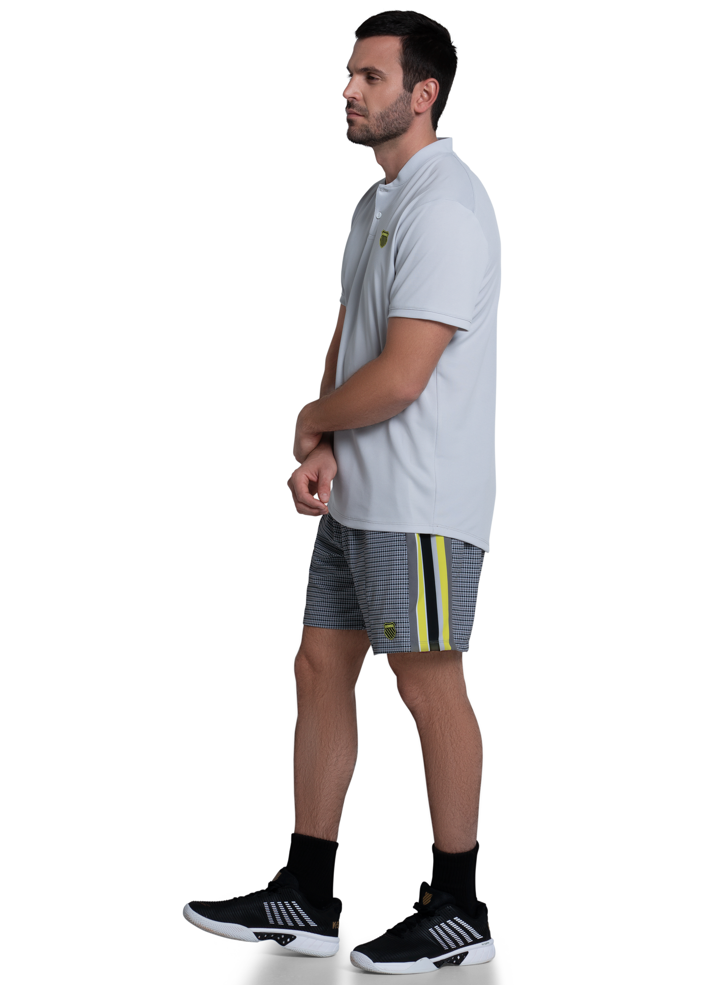 K-swiss | Men | Resurge Henley S/S | Zinc