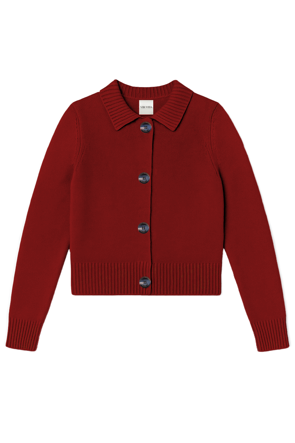 Kaia Cashmere Cardigan | Cherry