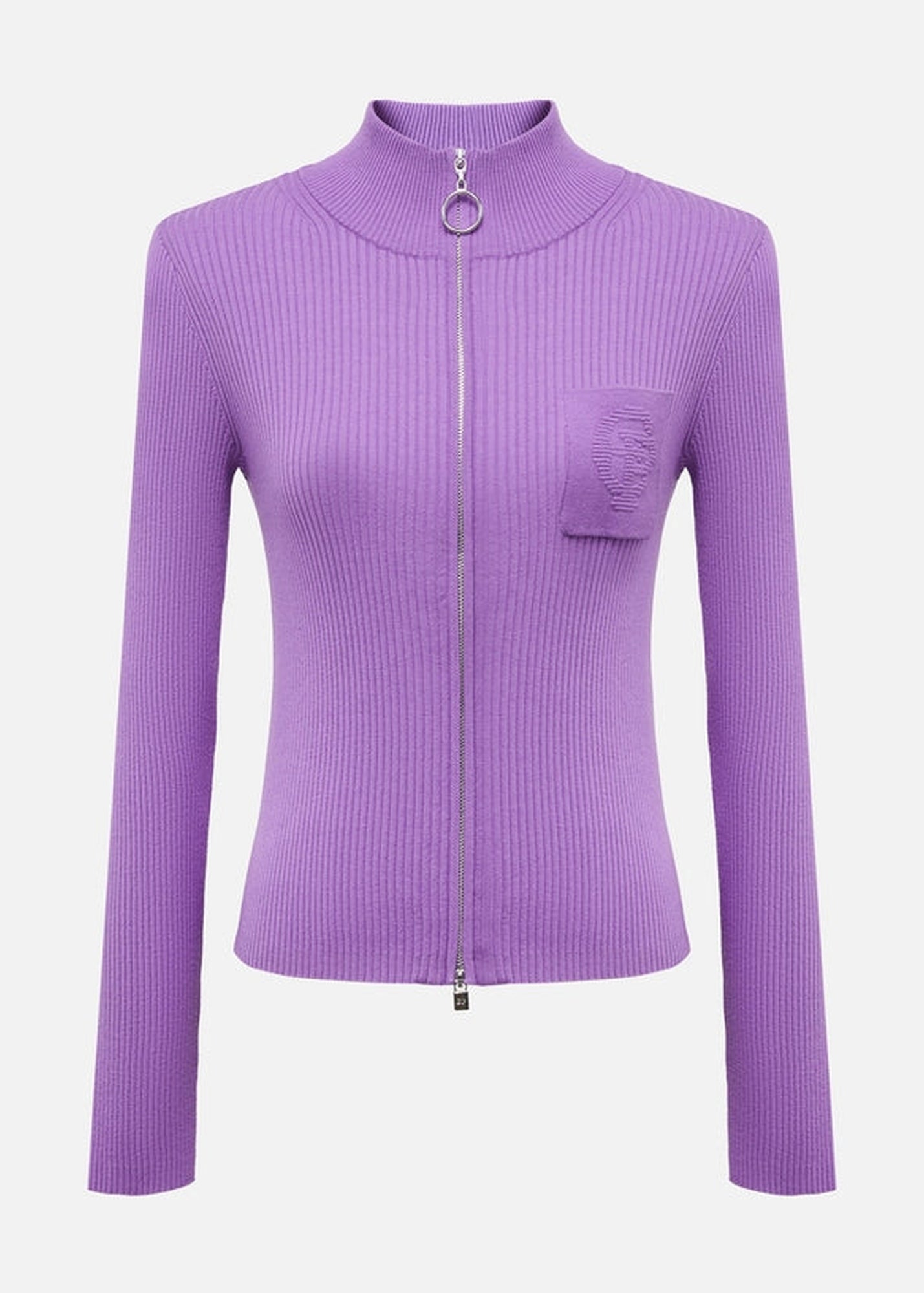 Knitted Cardigan | Purple
