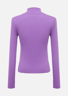 Knitted Cardigan | Purple