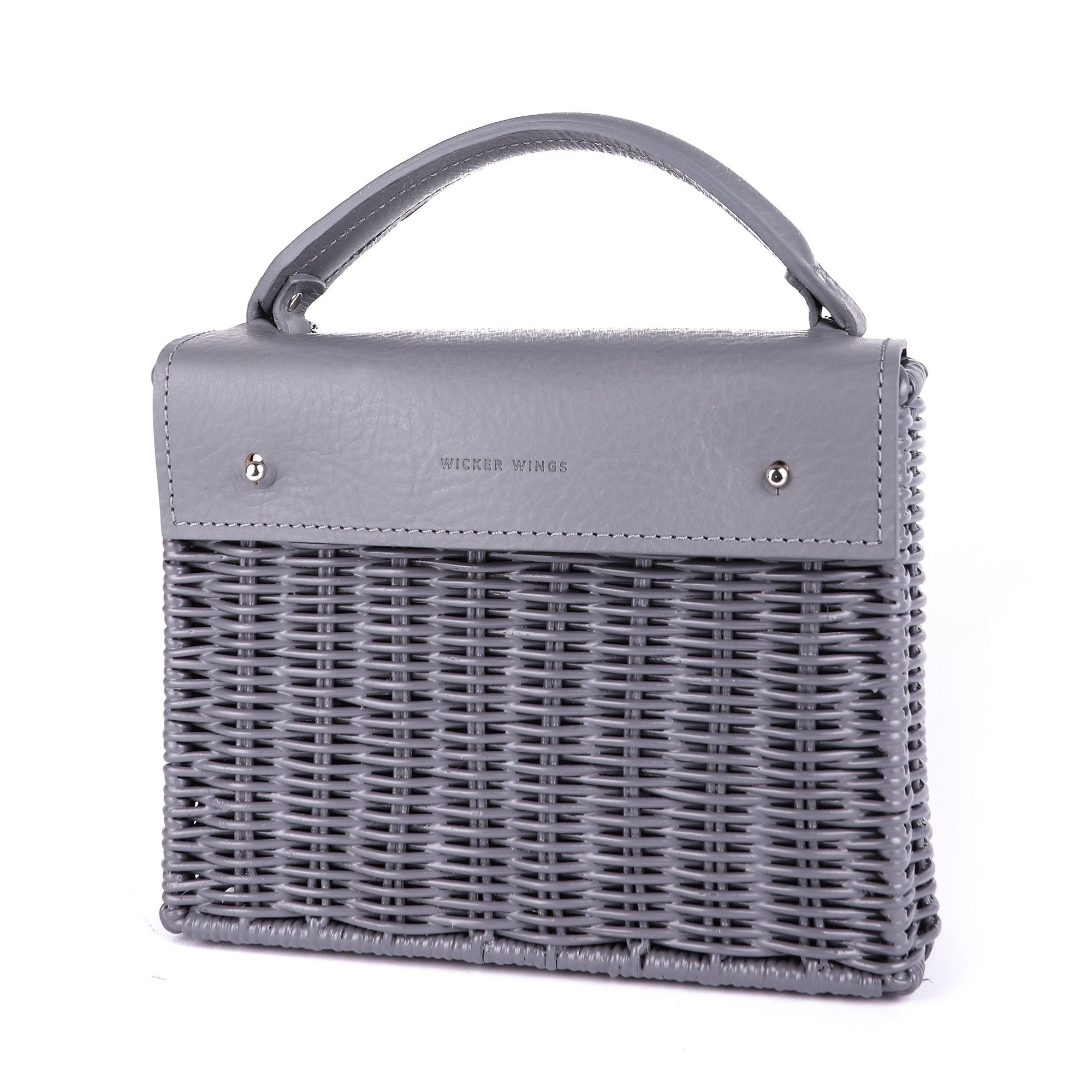 Kuai-Grey-Storm Grey Bag-Wicker Wings-Basket Handbag-Rattan Bags-Wicker Bags UK-Wicker Bags-Wicker Bag-Straw Basket Handbag-Wicker Handbag- Eco Friendly Purses-Wicker Handbags-Bag Rattan-Zipped Pouch (6623960006795)