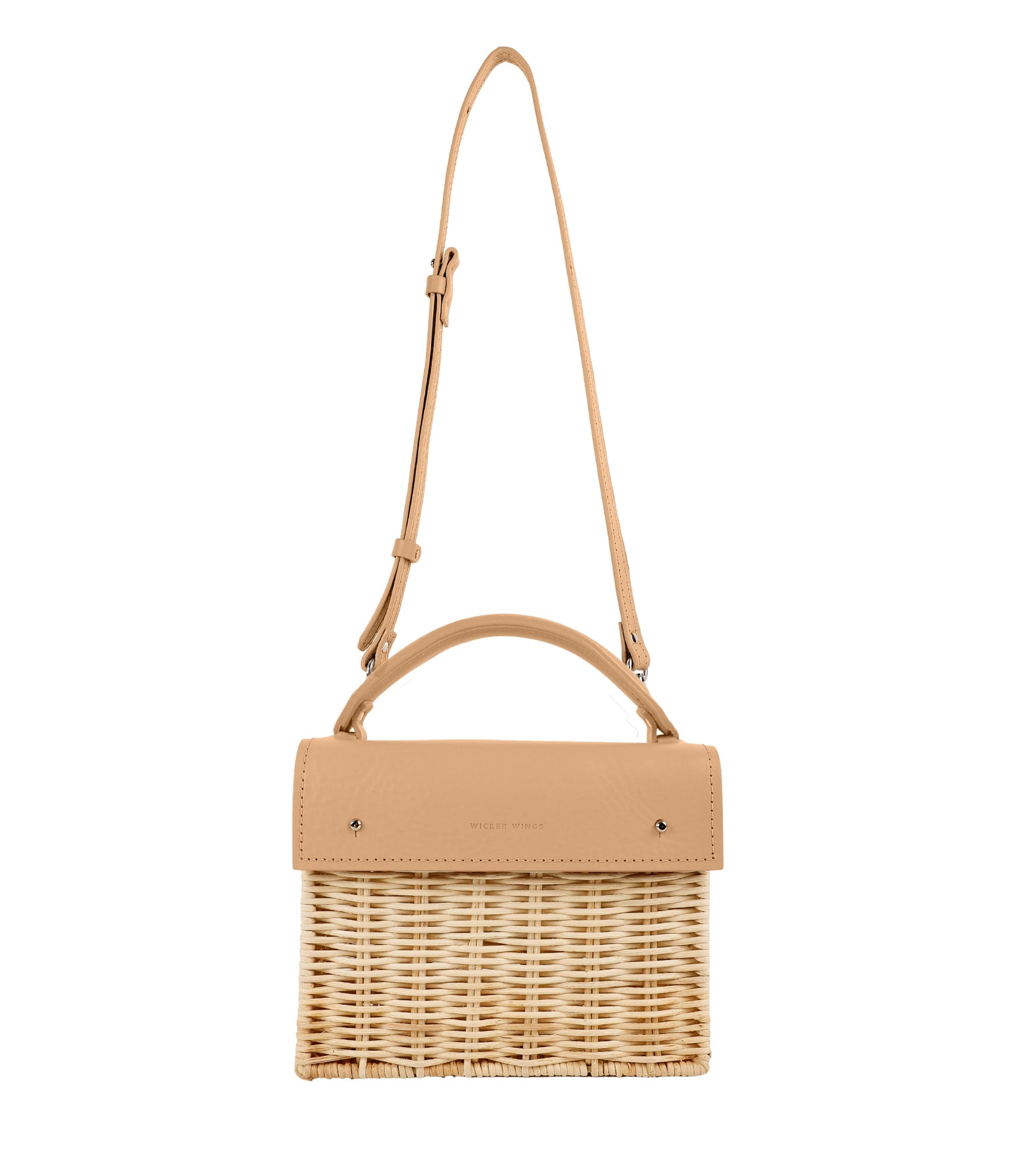 Camel Wicker Bag-Front-1-Wicker-Wings-Wicker-Bag-Bucket-Bag-Bags-for-Women-Designer-Handbags-Beach-Bag-Summer-Bag-Straw-Bag-Black-Bag-Crossbody-Bag-Mini-Bag-Leather-Handbags-Purse