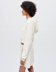 Womens | Mini Terry Hoodie | Naked