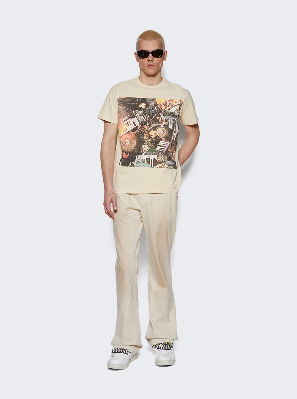 Men | Gallery Dept | La Chino Flares Pants Antique White | Ivory