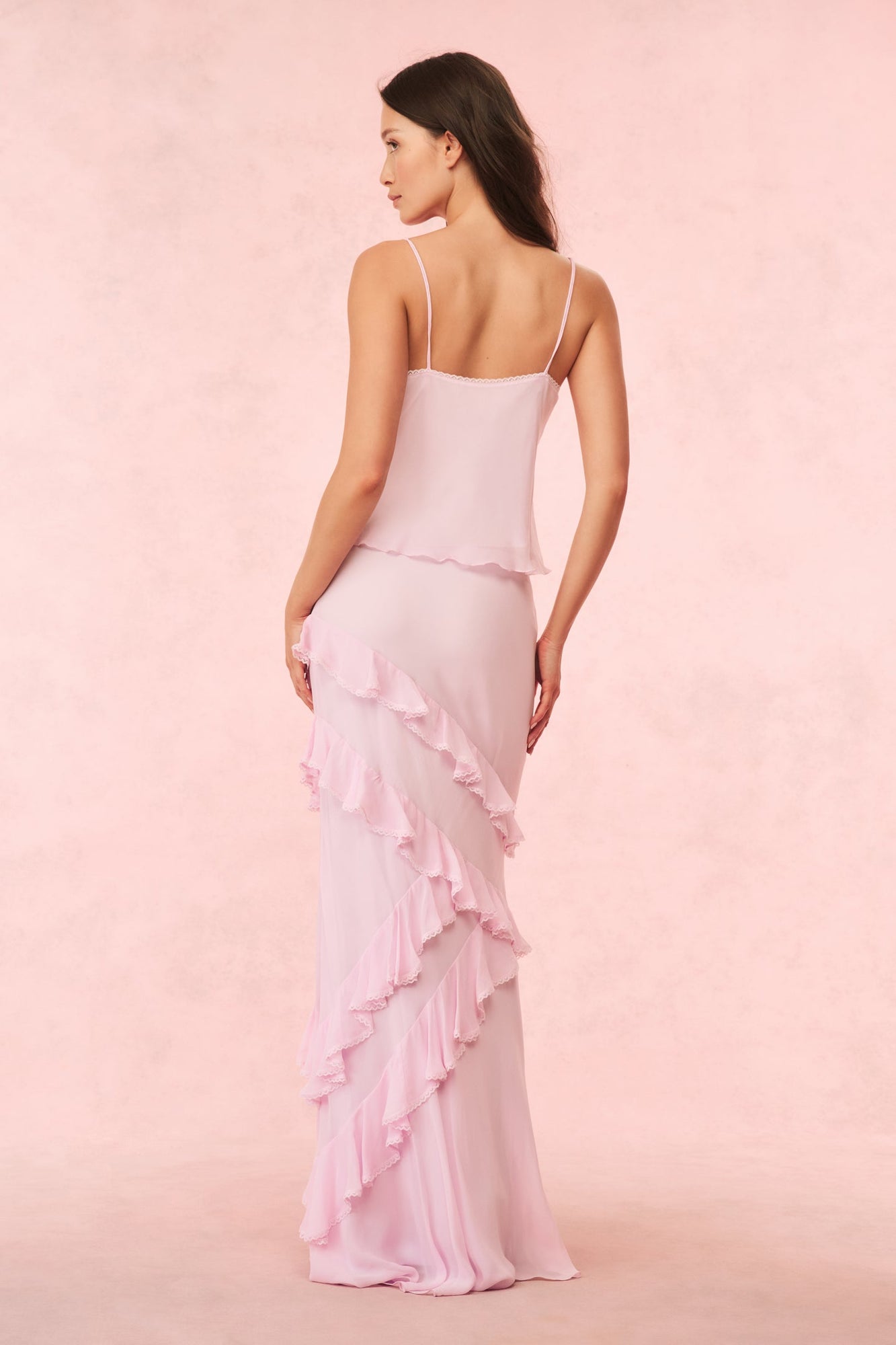 Lavoir Chiffon Cami Top | Soft Lilac