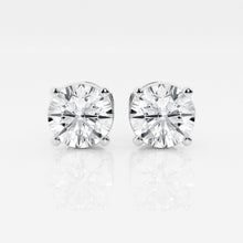 4.00 CT Round Lab-Grown Diamond | Stud Earrings | 14K White Gold | G Color | VS Clarity