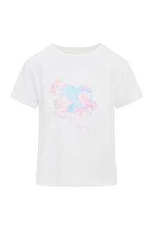 Lia Earth Day Tee | White/Blue Marble