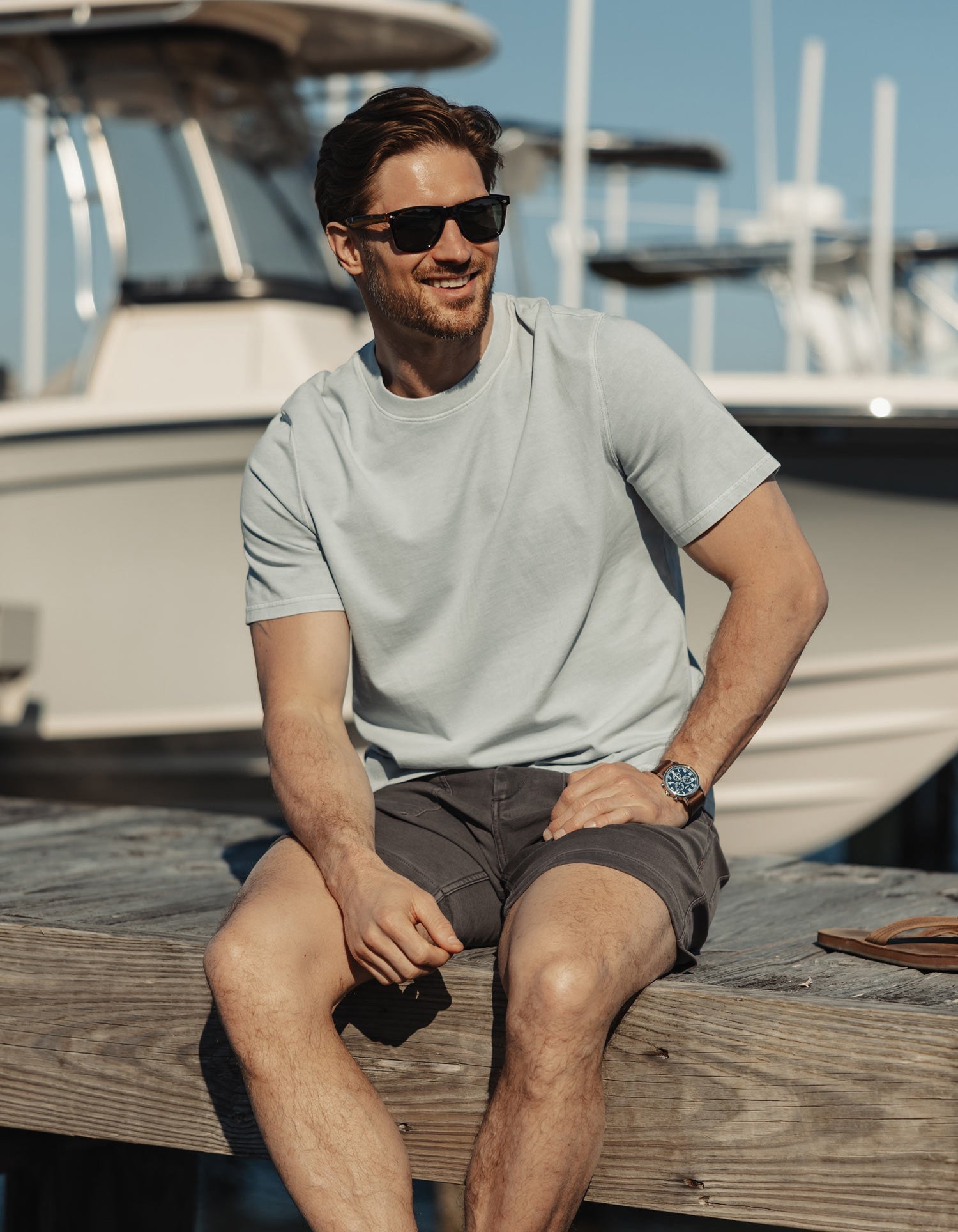 Men | Lennox Jersey Relaxed Tee | Misty Harbor