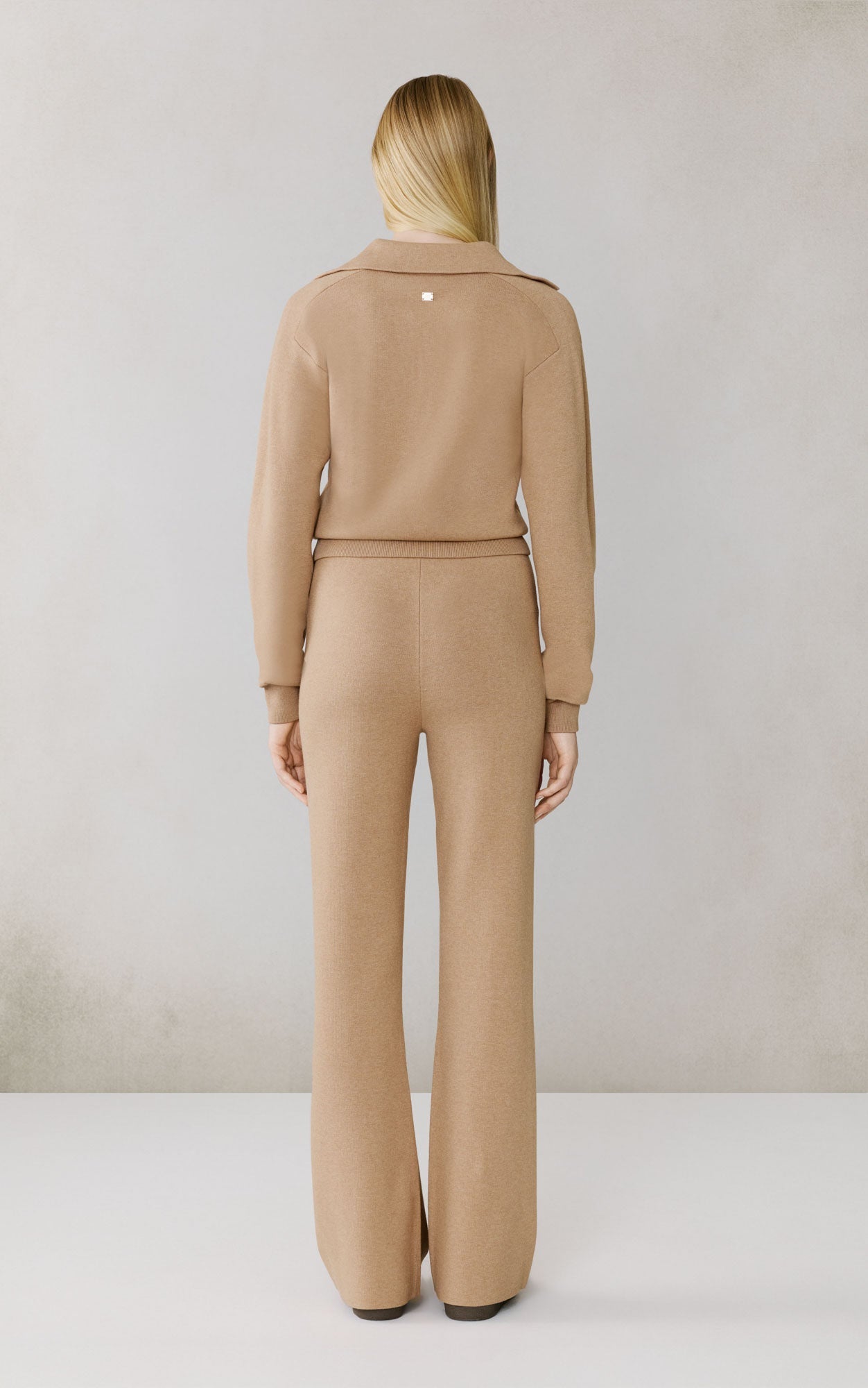 Lindsey Fit And Flare Pant | Teak Heather