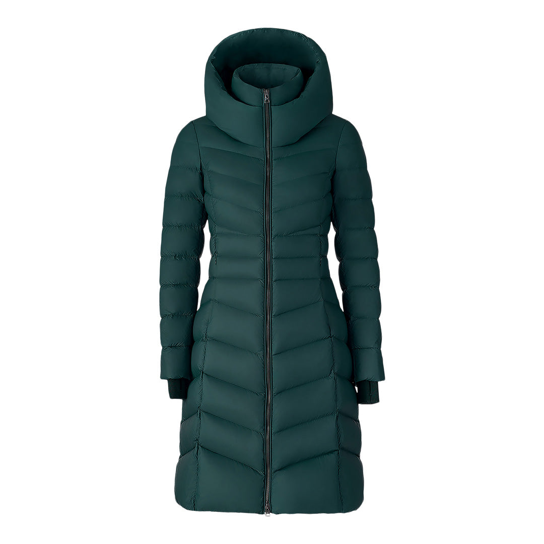 Lita-U Midi Down Coat | Midnight Forest