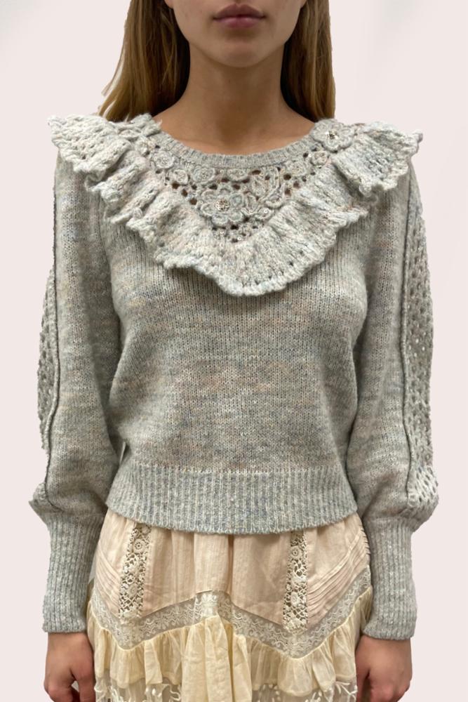 Luellan Pullover | Summer Sage Melange