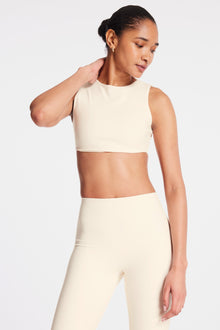 Le Ore | Calla Crop Cutout Bra | Canvas