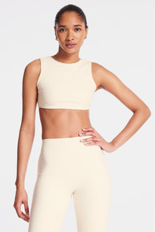 Le Ore | Calla Crop Cutout Bra | Canvas